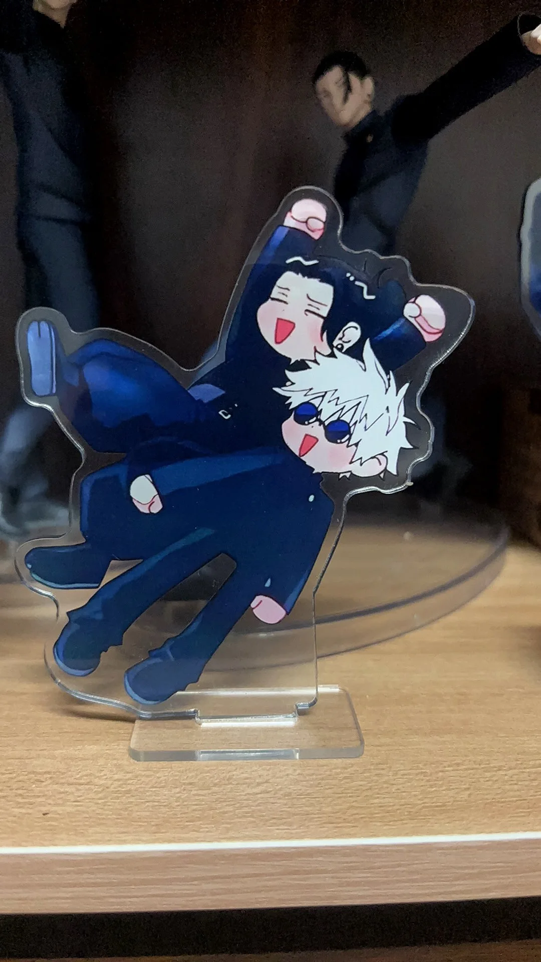 ألعاب شخصيات الرسوم المتحركة Jujutsu المحيط Satoru Gojo Geto Suguru الاكريليك الوقوف Asl تمثال حلية ألعاب شخصيات الحركة