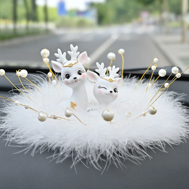 

New All the Way Safe Sika Deer Car Dashboard Confession Balloon Interior Decoration Supplies