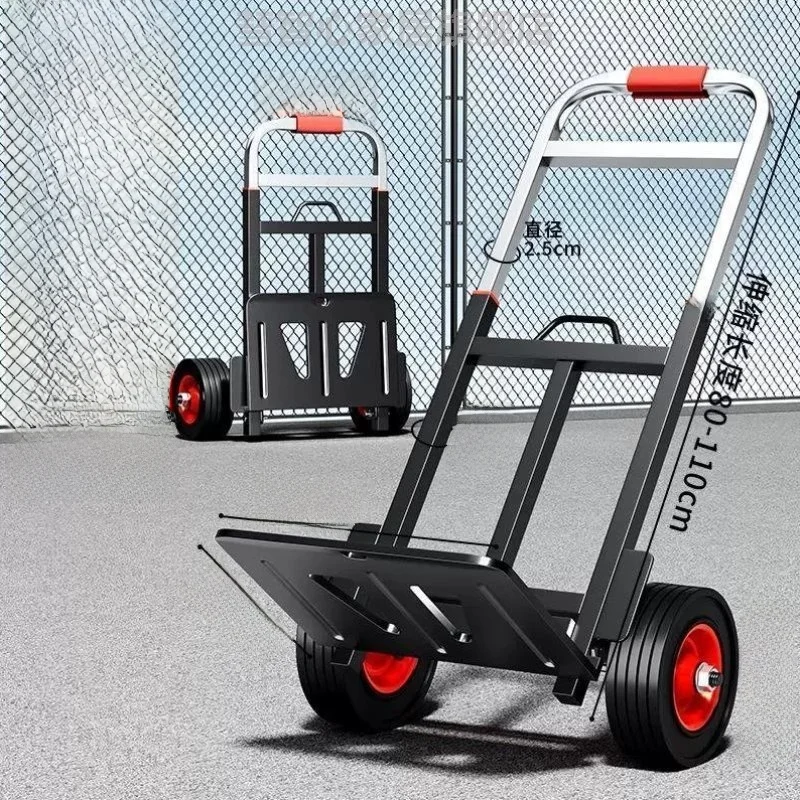 quality-hand-pulled-portable-load-truck-home-moving-hand-push-car-shopping-cart-stainless-steel-retractable-handle