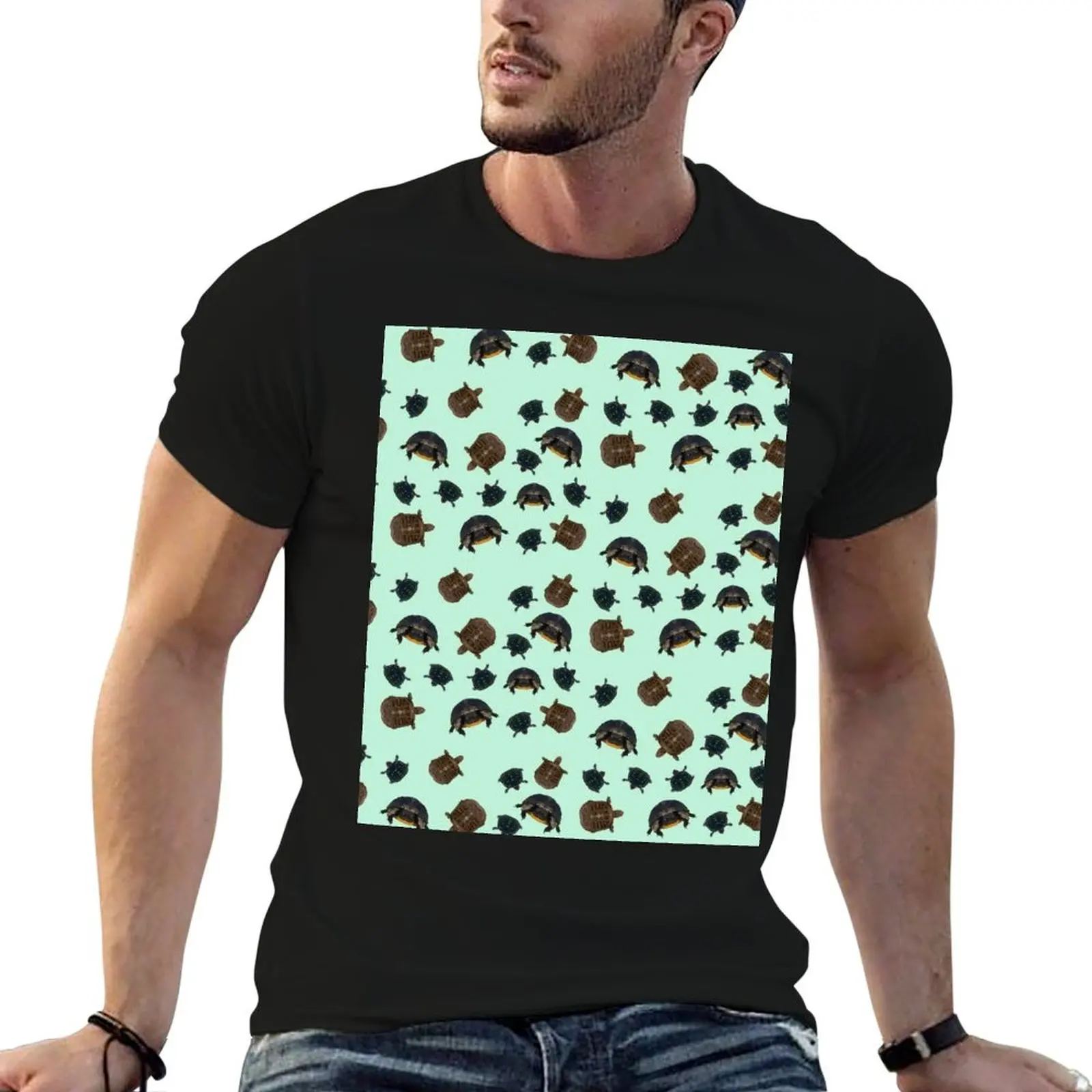 Assorted Turtle Species T-Shirt Fashion Simple Casual Tee Shirt