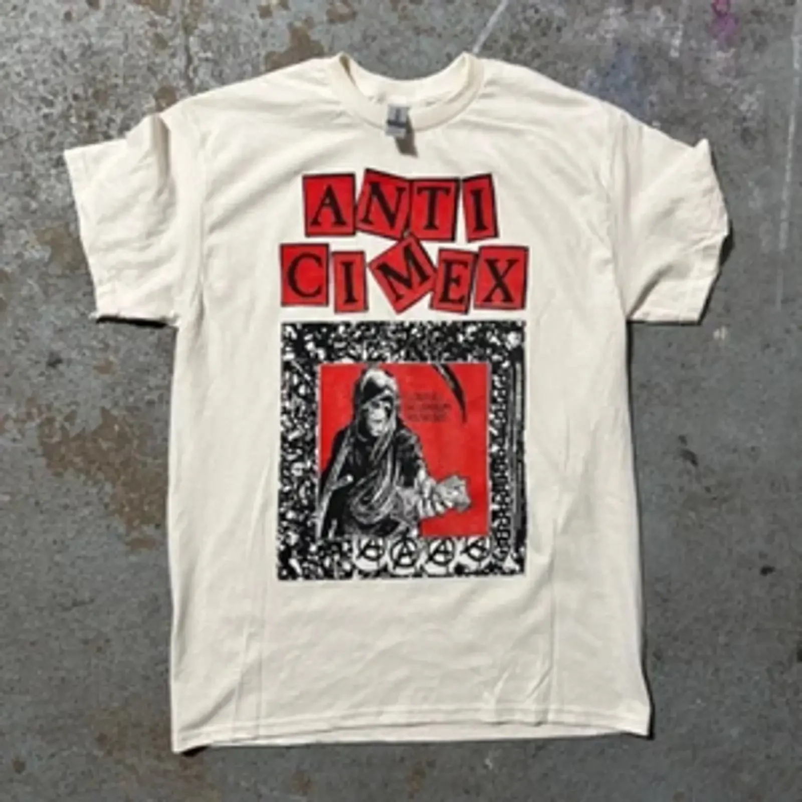 Camiseta Anti Cimex, estilo punk, hardcore, crust, vintage, lavada, elegante, ropa de diseñador, informal, suave, streetwear para hombre, versátil