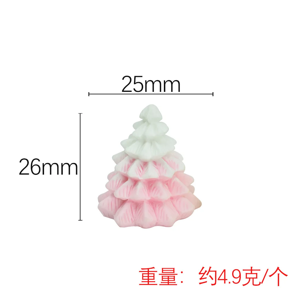 New Cute Resin 3D Mini Christmas Tree Gloves Planar Flatback Cabochans Flatbacks Craft Supplies Kawaii Accessories Charm DIY image 6