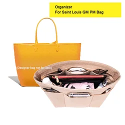 Inserir saco organizador, Tote Shaper, 12 bolsos, Top Zipper, apto para Go-Yard Saint Louis PM, forro de bolsa, bolsa