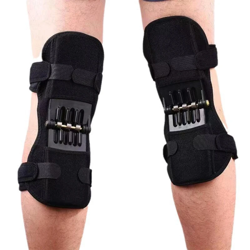 Sport Joint Patella Power Lift Knee Braces Elderly Walking Support Protect Fixed Booster Breathable Rebound Spring Knee New