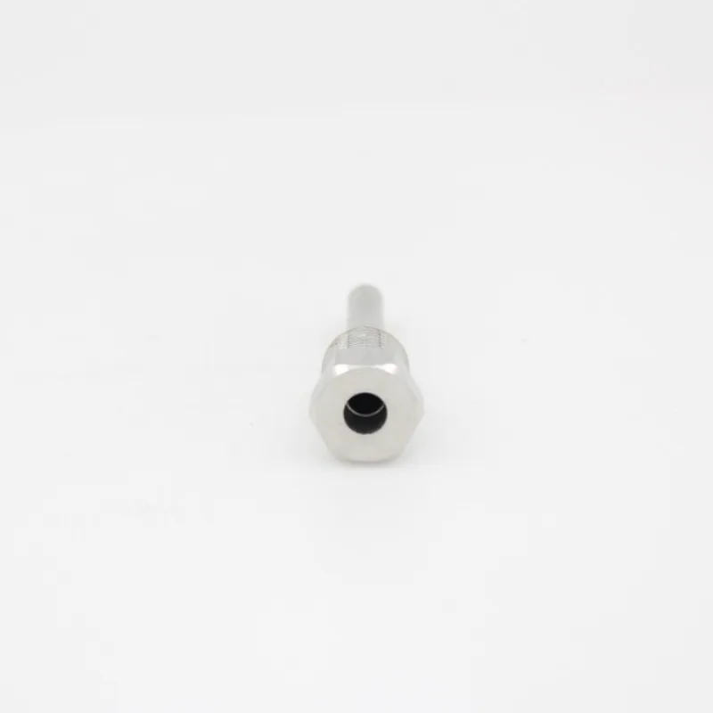 Thermowell Immersion Sleeve Pocket Stainless Steel 304 BSP 1/4' Pipe Outside Diameter 6mm for Max 4.5 mm Wire