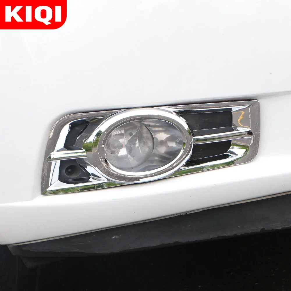 KIQI Car Front Fog Lamp Trim Fog Lights Covered Covers Sticker for Chevrolet Cruze 2009 -2015 Car Styling Accessories