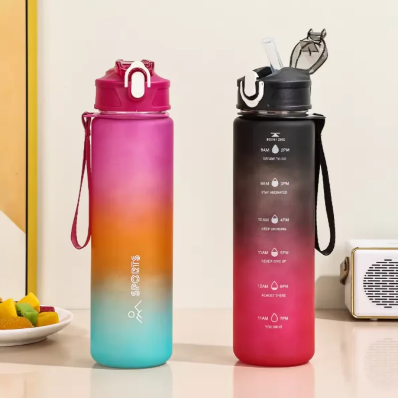 800ml Large Capacity Portable Sport Outdoor Water Bottle Cute Camping Cup Ideal Gift For Students And Best Friends Suitable