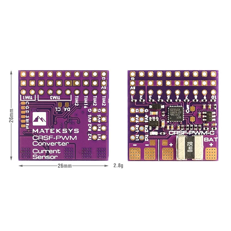 Matek CRSF to PWM Converter CRSF-PWM-6 / CRSF-PWM-C CRSF-PWM-B for TBS Crossfire Nano RX SE RC FPV Racing Drones DIY Accessories