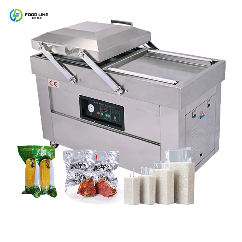 Multi Use Large Bag Food Meat Plastic Bag Packaging Sealing Machine Automatic Vacuum Pack Machine Prices Customized