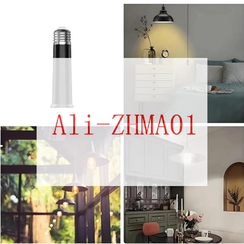 1PCS 95mm E27 To E27 Extender Lamp Holder Base Bulb Extend Extension Socket Adapter LED Light Adapter Converter