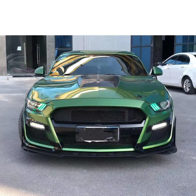 Upgrade STYLE PP For Ford Mustang 2018-2021 Bodykit Front Bumper Body kit ,Perfect installation