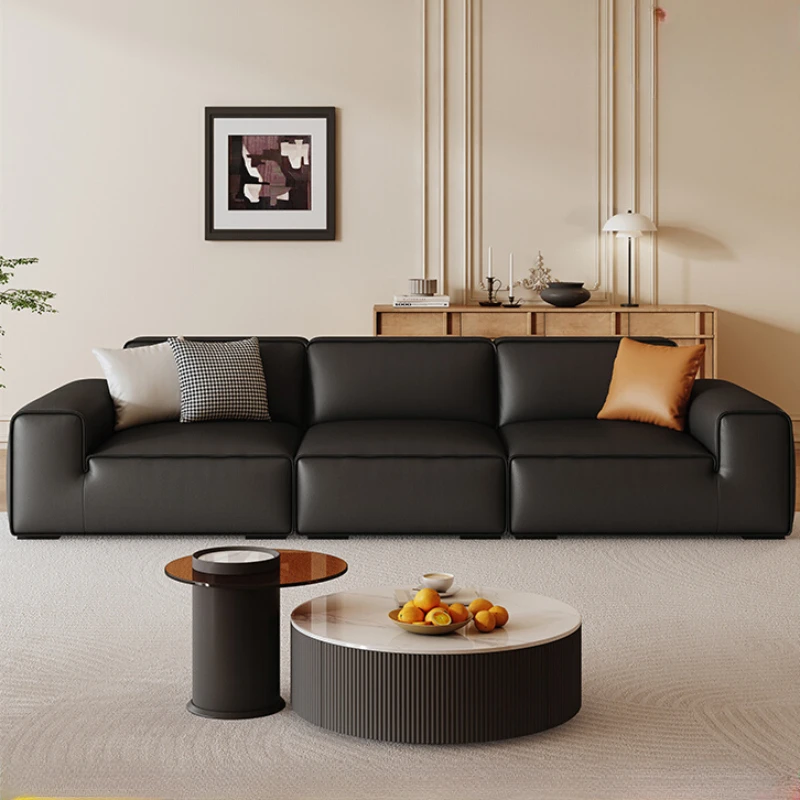 

Elegant Living Room Sofa Filler Waterproof Modern Chaise Lounge Puffs Sofa Leather Nordic L Shape Divani Da Soggiorno Furniture