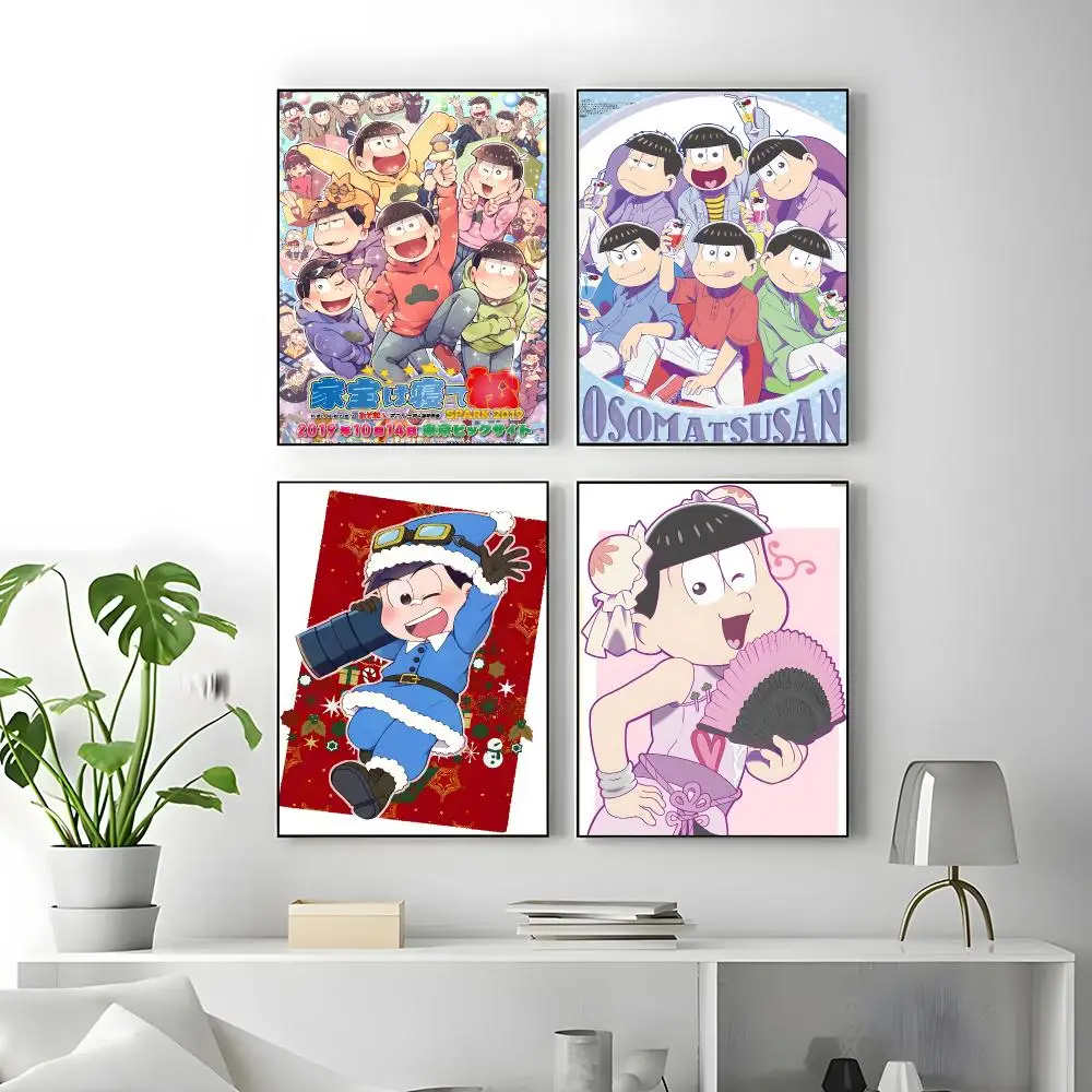 Anime Osomatsu-san Poster Poster High Quality Wall Art for Home Office Bedroom Living Room Perfect