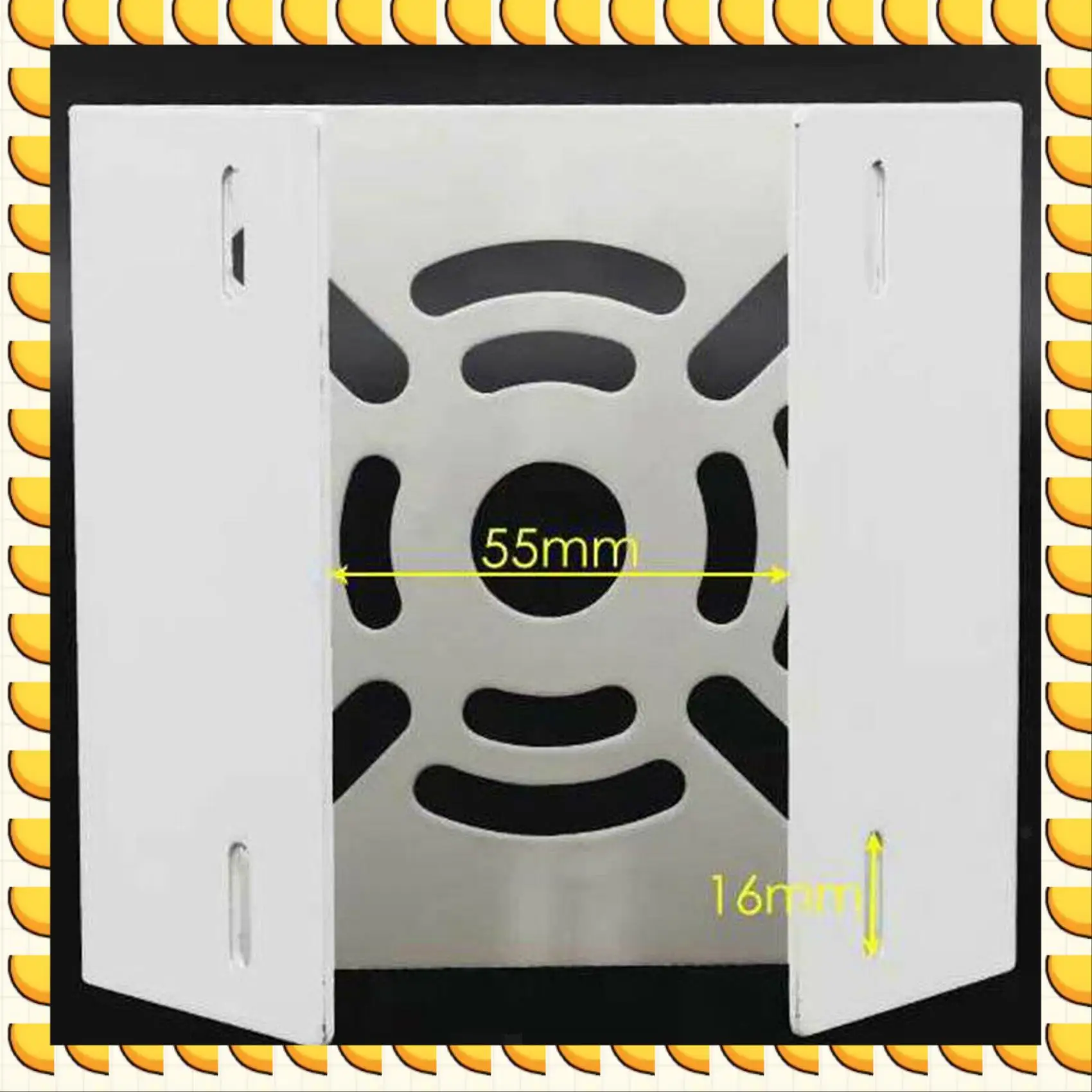 

BAAU 2X Universal Vertical Pole Mount Adapter, With 4 Loops, Wall Mounting Loop Bracket