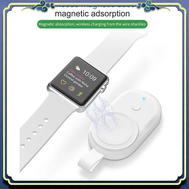 Pengisi Daya Jam Tangan Portabel Pengisi Daya Nirkabel Magnetik untuk Jam Tangan Ultra 8 7 6 5 SE 4 3 2 Stasiun Dok Pengisi Daya Cepat