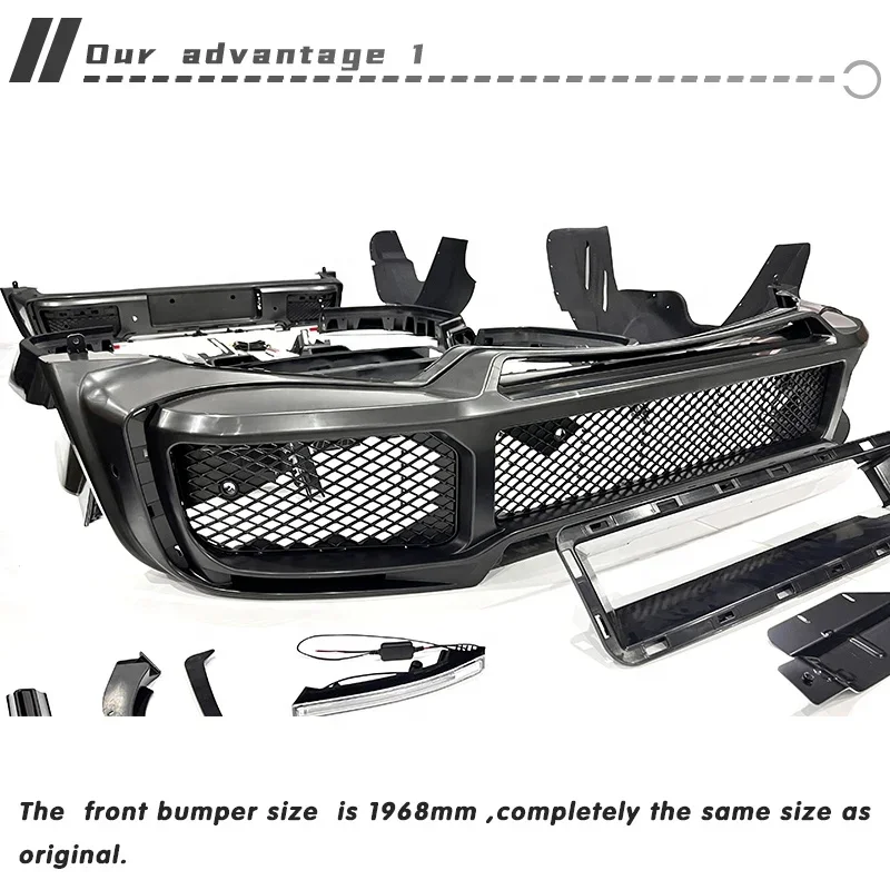 2004 - 2018 Year G Class W463 Upgrade to W464 W463A  Widestar Body Kits Facelift  Old to New Car Bumpers  g Wagon B Style view 3