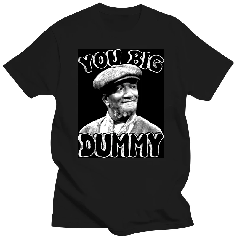 Sanford  Son Funny 70s TV Show You Big Dummy Mens T Shirt REDD FOXX