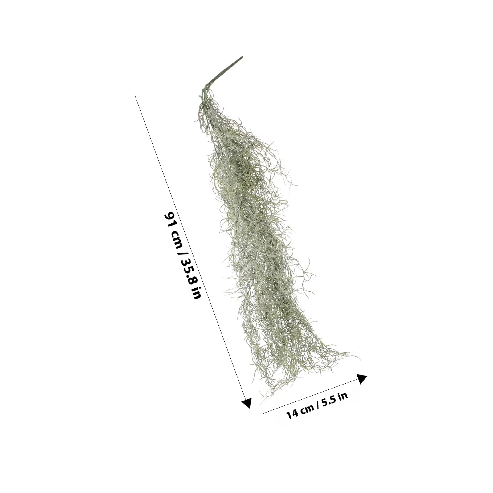 Decorative Moss Prop for Potted Plants Artificial Hanging Moss Dried Lichen for Fairy Garden Landscaping DIY Craft Decor