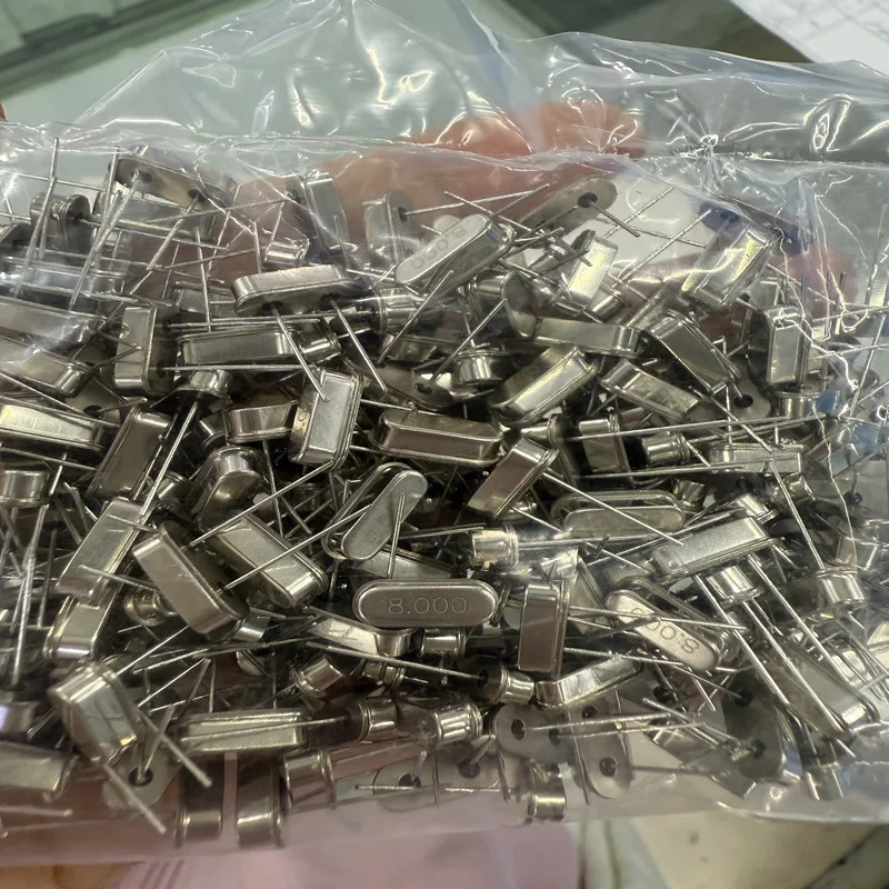 10pcs HC-49S 49S Crystal Oscillator 8Mhz Quartz Crystal Resonator Passive Oscillator 4M8M10M12M16M20M25M26M27M32M40M/11.0592M