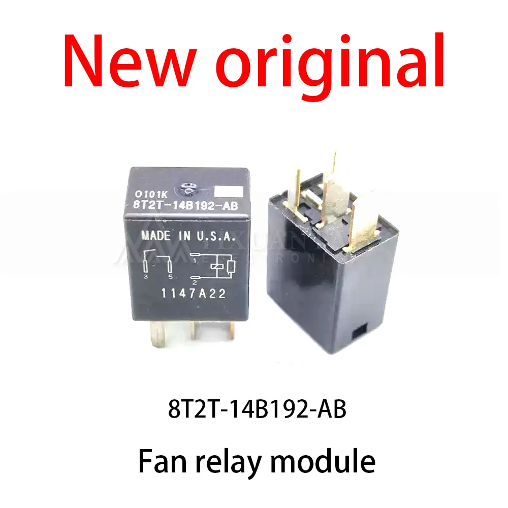 (10pcs) 100% New relay 8T2T-14B192-AB Fan relay 4-pin 12V