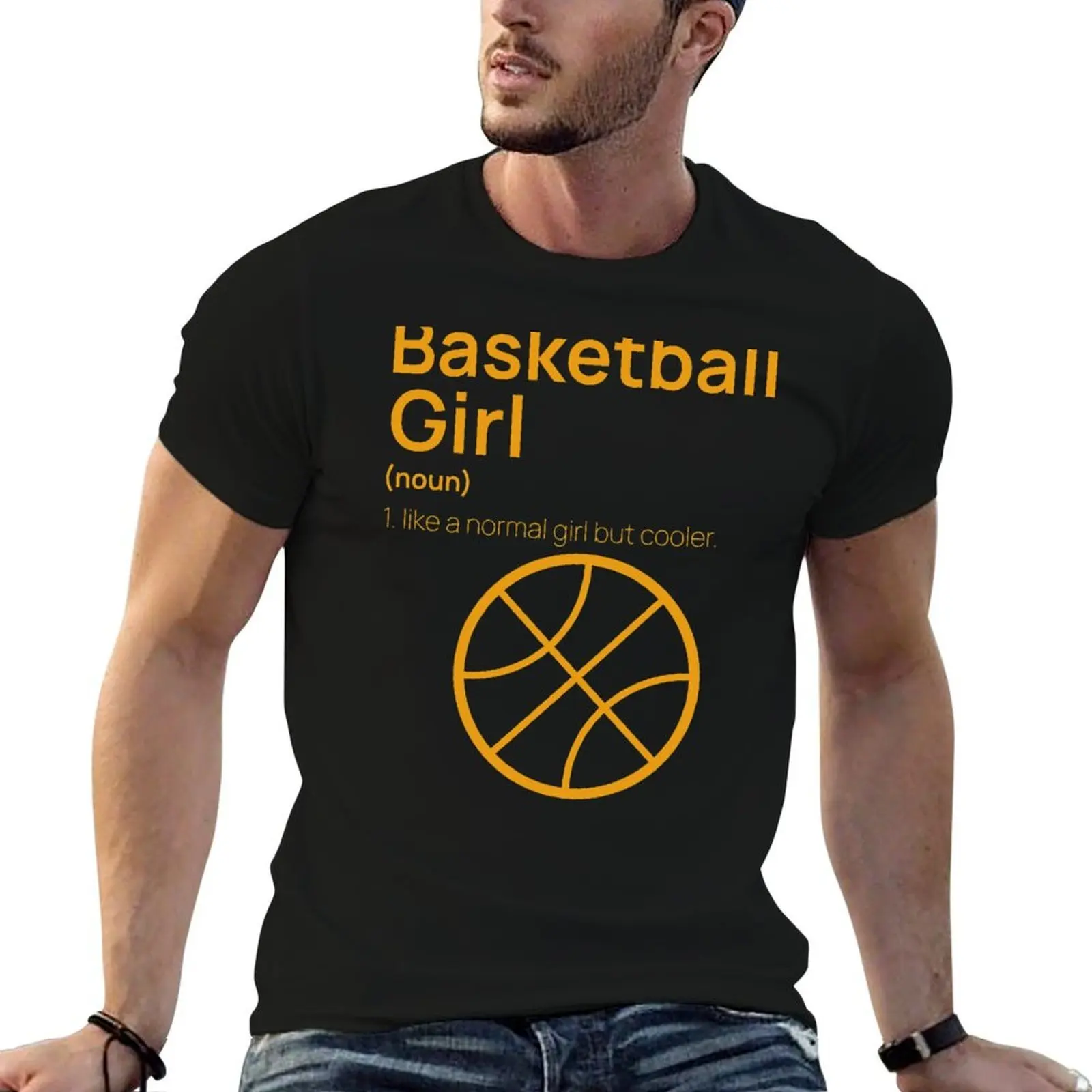 Funny basketball girl definition, just like a normal girl, just way cooler. T-Shirt