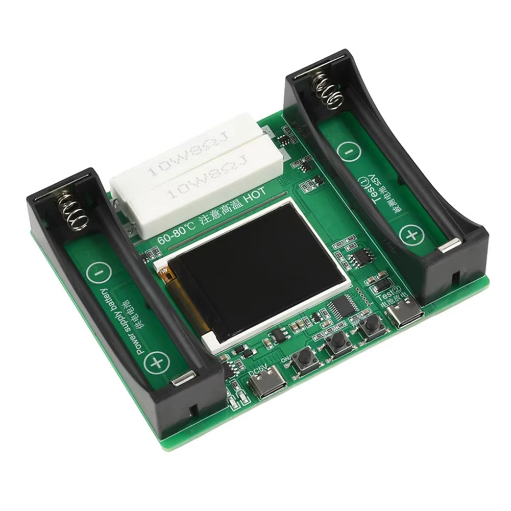 وحدة اختبار قدرة بطارية الليثيوم MAh MWh كاشف طاقة البطارية الرقمية قدرة البطارية جهاز اختبار المقاومة الداخلية DC5V #4