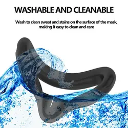 For Meta 3s Silicone Face Mask With Adjustable Pressure Relief And Comfortable Headband Bracket Fixed Accessories
