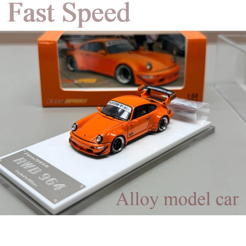 

Fast Speed 1:64 Alloy RWB 964 Widebody Modified Replica Car Model Toy Collection Display Item Boys' Gift