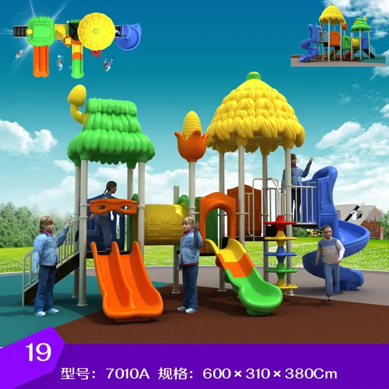 China Wholesale Kids Slides Outdoor Plastic Playground Playhouse Commercial Children Playground Outdoor Equipment For Children