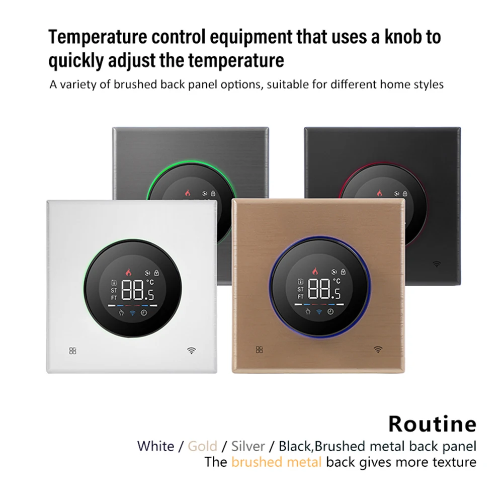 WiFi Thermostat Smart Knob Thermostat Heating Control Home Room Electric Underfloor Water Gas Boiler Temperature Controller