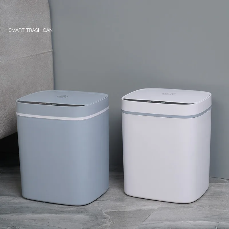 

Smart Trash Can with Automa Sensor Electric Waste Bin Waterproof Wastebasket for Kitchen Bathroom Bedroom Office 11L 13L