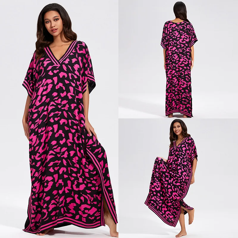 Robe de plage bohème pour femme, vêtements d'été, maillots de bain, couvertures, robe maxi trempée, tenue de bain
