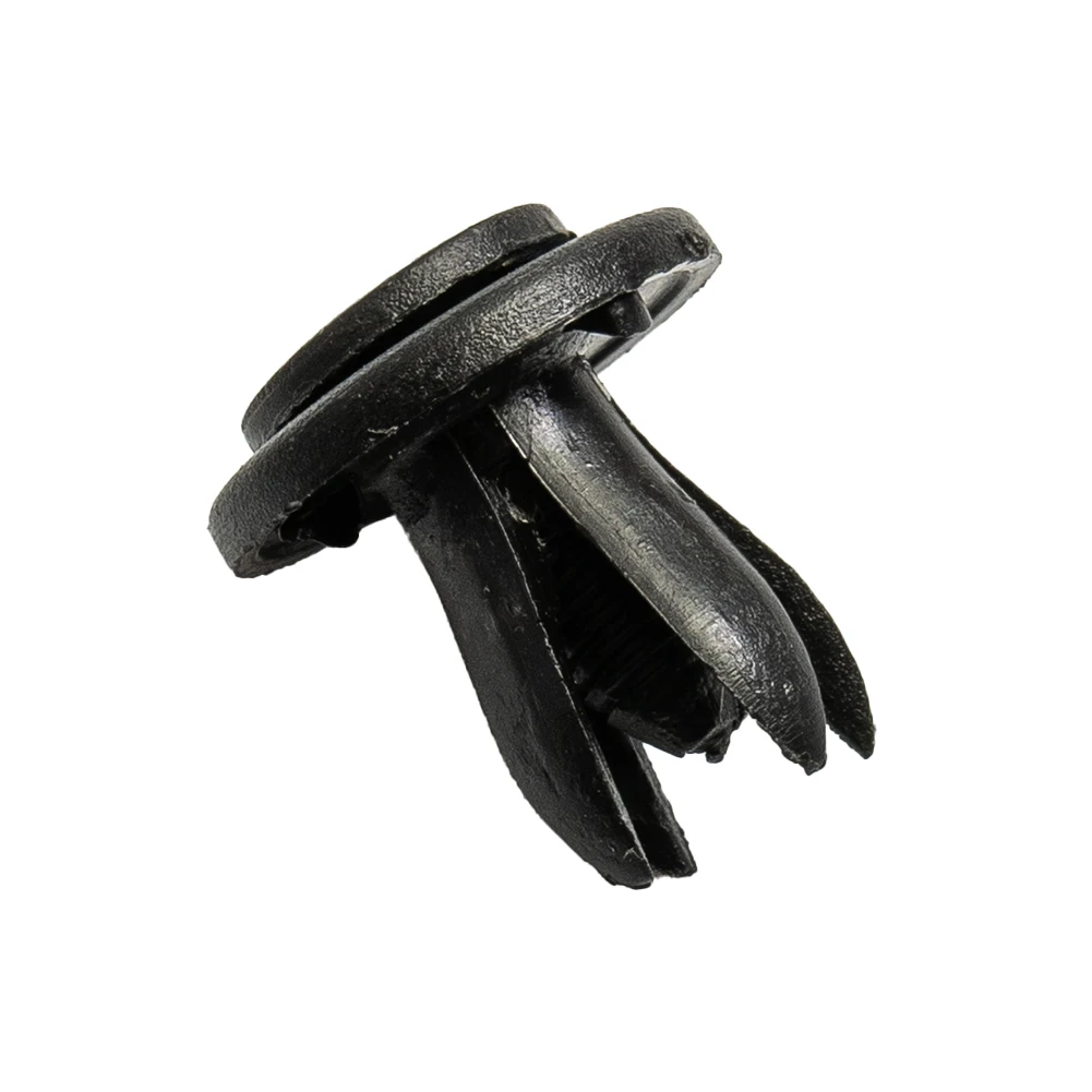 50 Stück 6 mm Kunststoffnieten, schwarze Nietenverschluss, Kotflügel, Stoßstange, Push-Pin-Clip für die meisten Automodelle, Innenzubehör