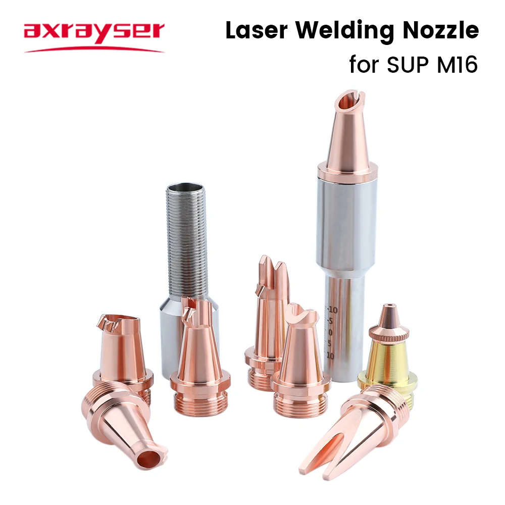 

M16 SUP Laser Welding Nozzle 0.8 1.0 1.2 1.6 2.0 Wire Guide Nozzle Fixed Scale Tube for SUP Handheld Laser Welding Head