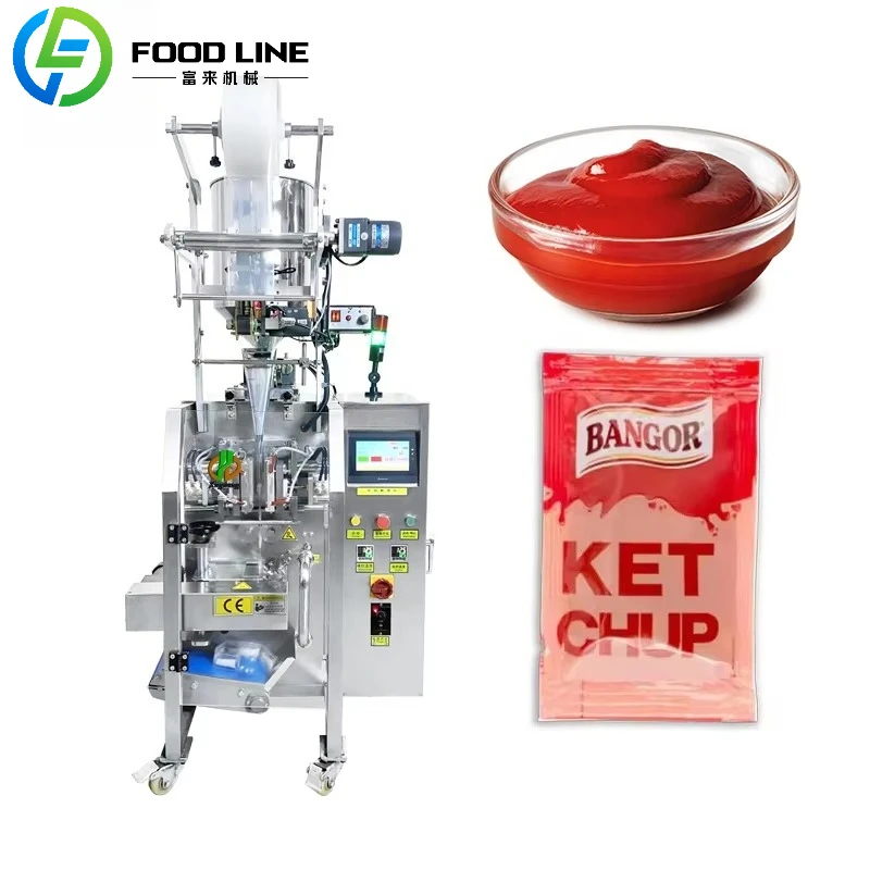 مخصص صلصة السلطة الخردل خلع الملابس العسل كيس صغير عصا السائل الطماطم لصق الكيس السائل آلة تعبئة الكاتشب