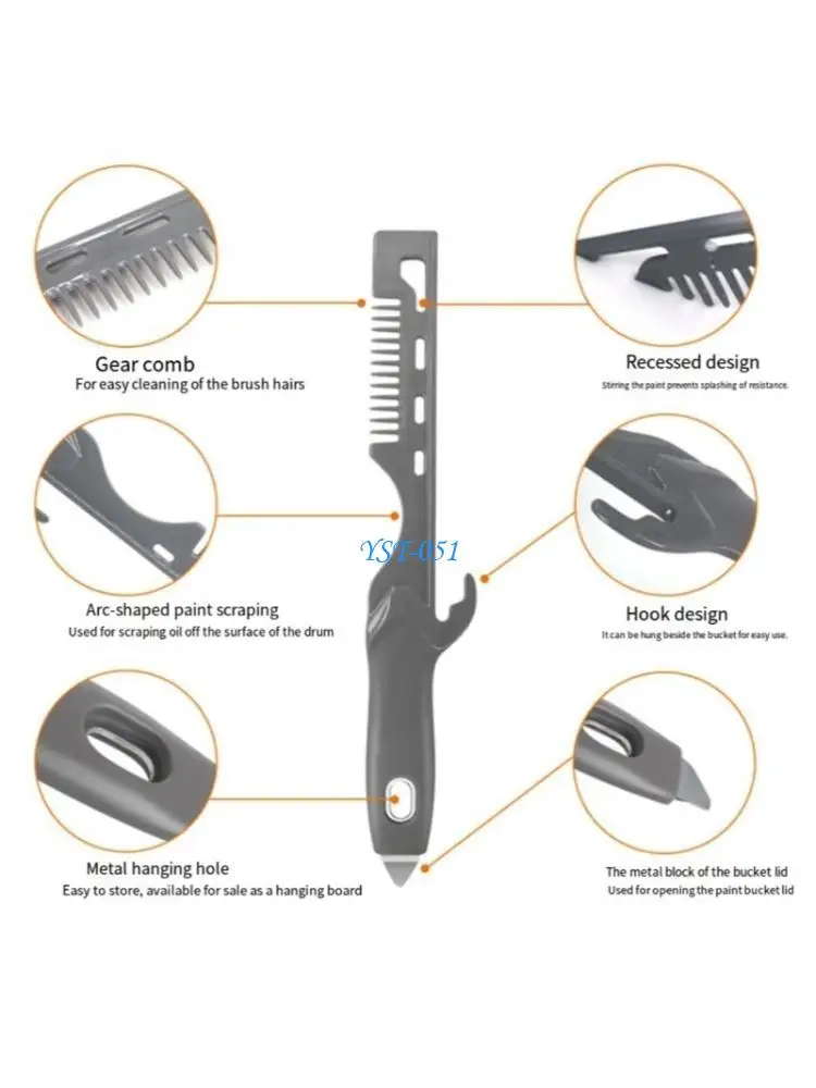 E15A Lightweight Paint Mixing Tool Paint Stirrer For DIY Projects Small Renovations