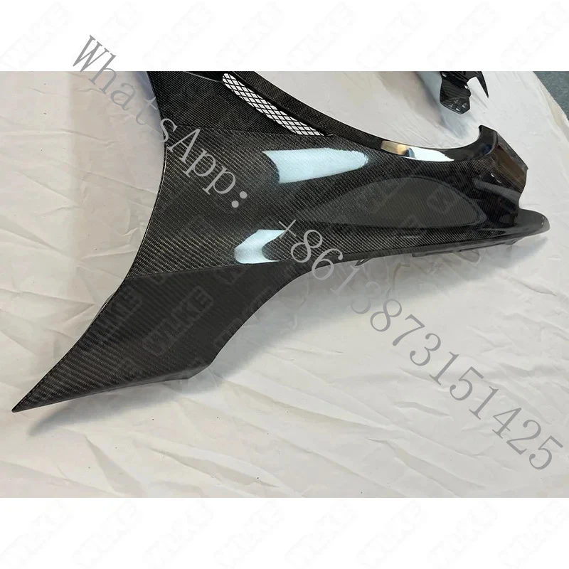 

Suitable Carbon Fiber Front Vented Spoilers, 10th Generation 2018-2022