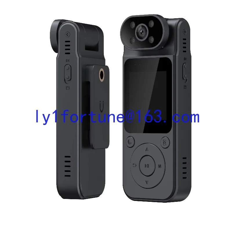

Hot Selling High Quality Portable Lightweight Mini 180 Degree Rotary Action Body Wear Camera with Rear Splint Mini Inspection