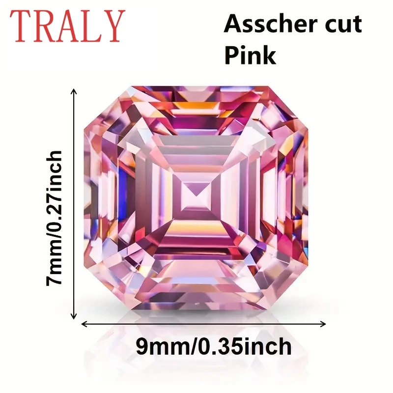 Colored Loose Gemstone 3ct Pink Pear Cut Moissanite Stone Brilliant D Color Lab Grown Moissanita Diamond with GRA Certificated