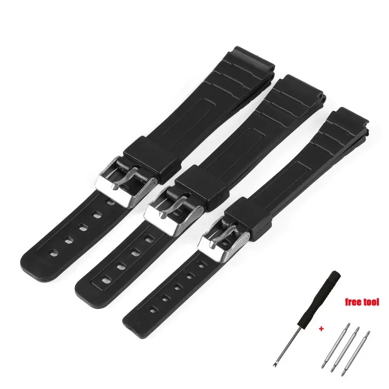 Silicone Watch Band for Casio Sport Diving Strap Men Women Students Electronic Watch Bracelet 12mm 14mm 16mm 18mm 20mm 22mm