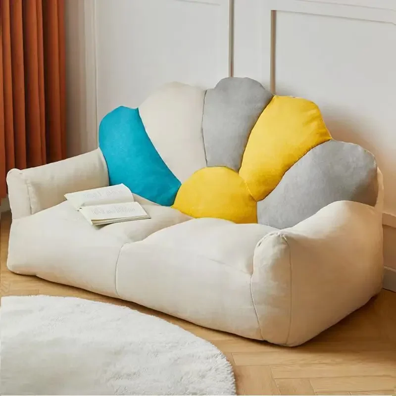 Lazy Bean Bag Tatami Sofa Single 2 Seater Small Filling Sofa Ergonomic Comfortable Divani Soggiorno Modern Living Room Furniture