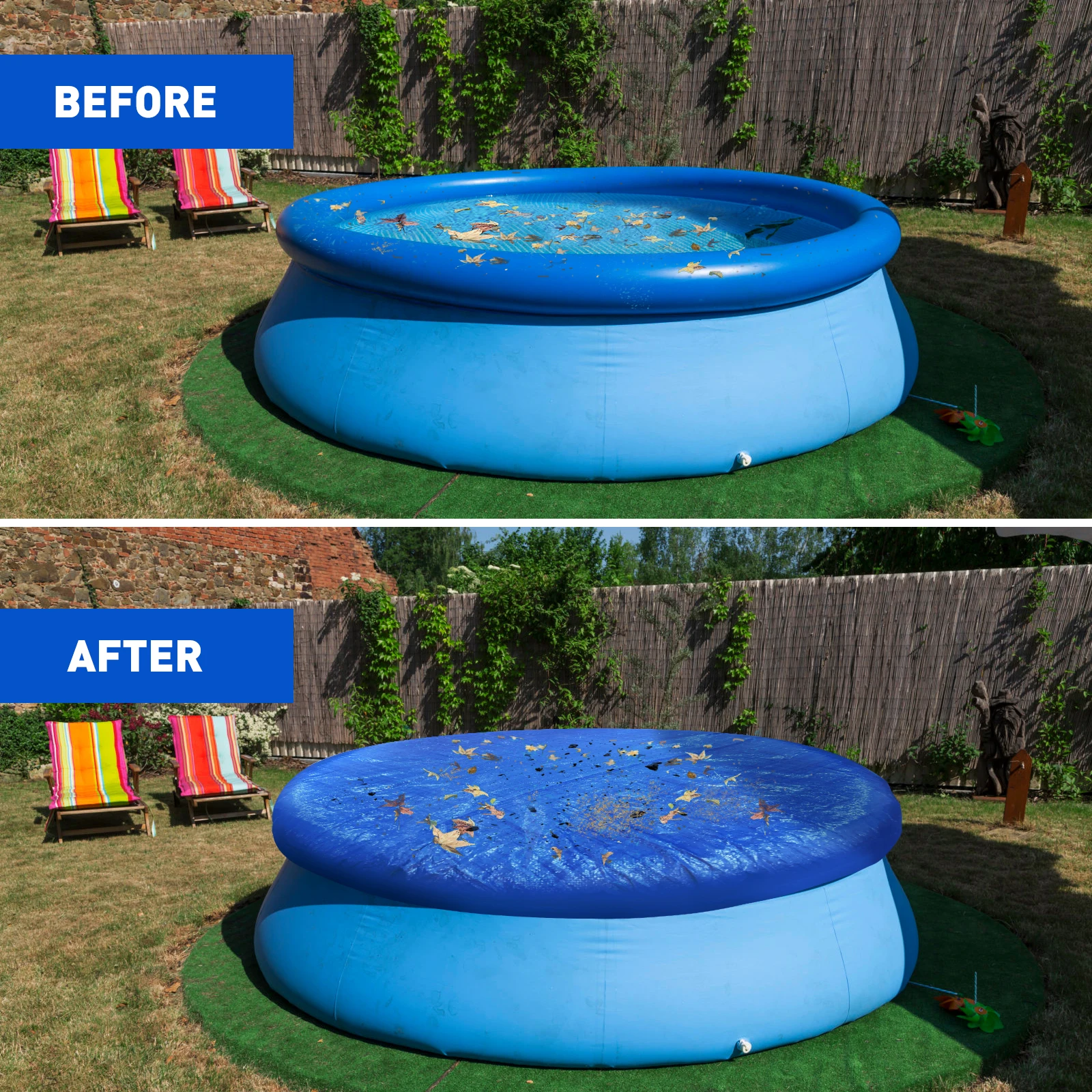 

Pool Protector Swimming above Ground Covers Dustproof Rectangle Child