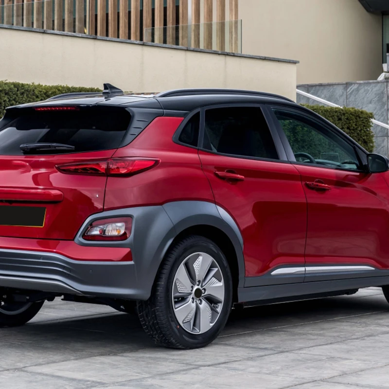 Rhyming Shark Fin Antennenabdeckung für Hyundai Kona 2018 2019 2020 2021, glänzend schwarz, Autodach-Antennenkappe, dekoratives Autozubehör – Detail 7