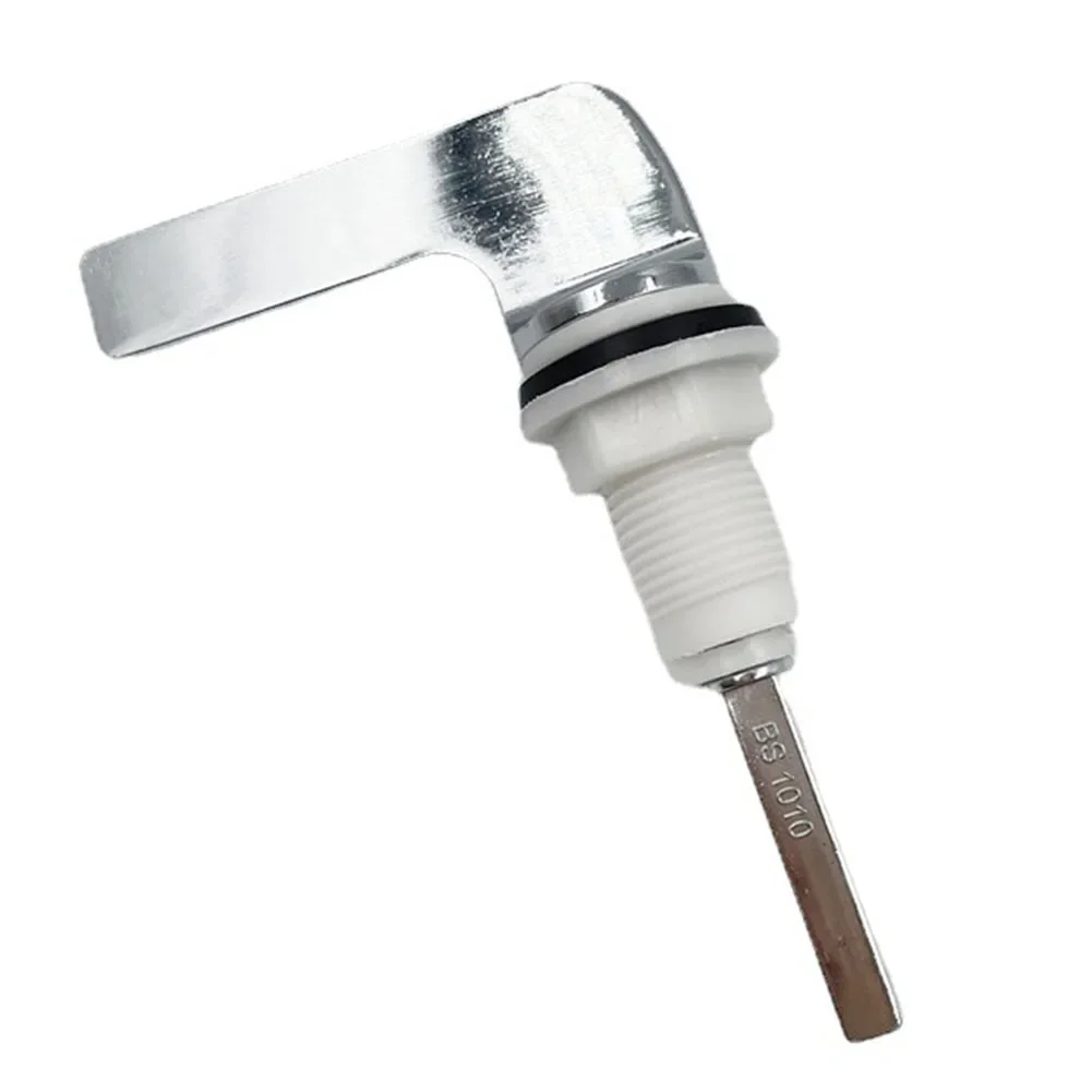 Toilet Flush Valve Toilet Tank Lever Spare Toilet Attachments 12.5*8.3cm 1PCS Bathroom Toilet Handle Zinc Alloy