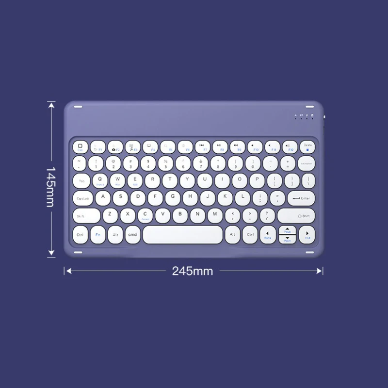 Rechargeable Bluetooth Keyboard and Mouse Set for Tablet Phone Laptop 10 Inch Thin Wireless Keyboard for iPad Mipad Huawei