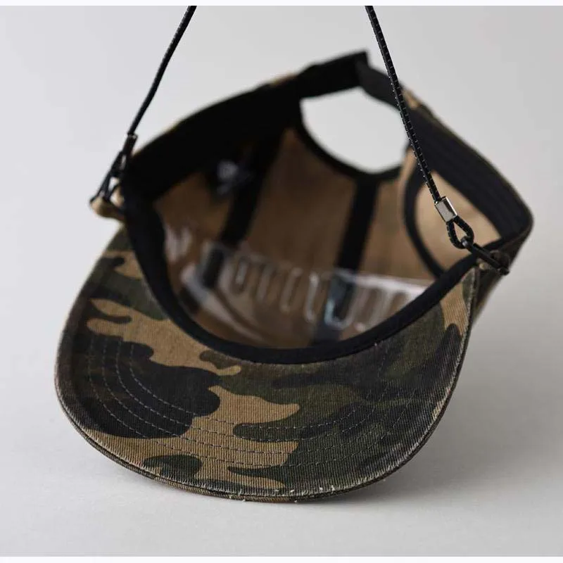 2025nova primavera outono americano funcional camuflagem aba plana boné de beisebol para homens rua sólida retro elegante feminino viseira boné