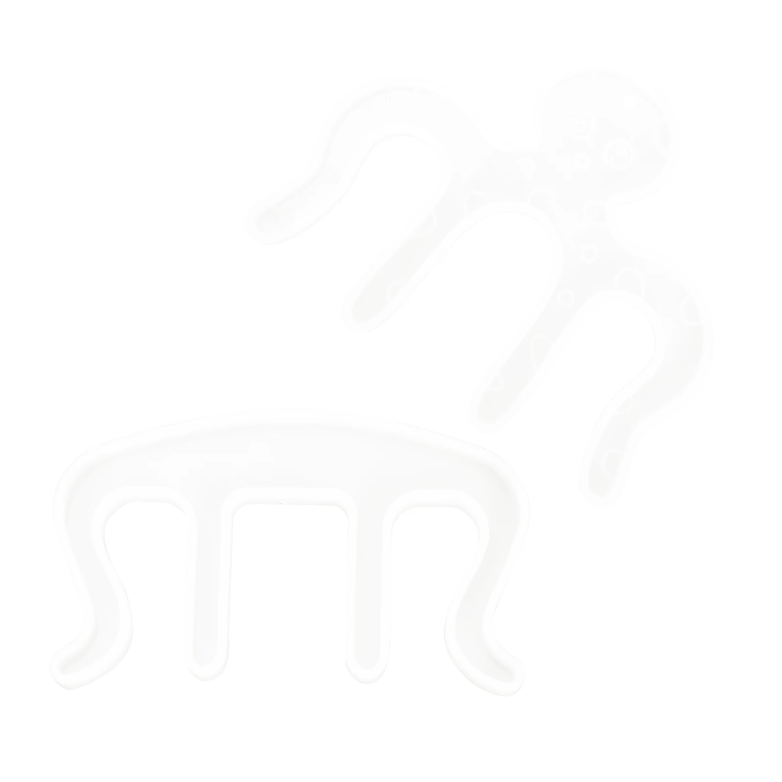 

2Pcs Octopus Silicone Mold Resin Hair Bookmark DIY Craft Tool Music Tablature Clip Handmade Accessories Jewelry
