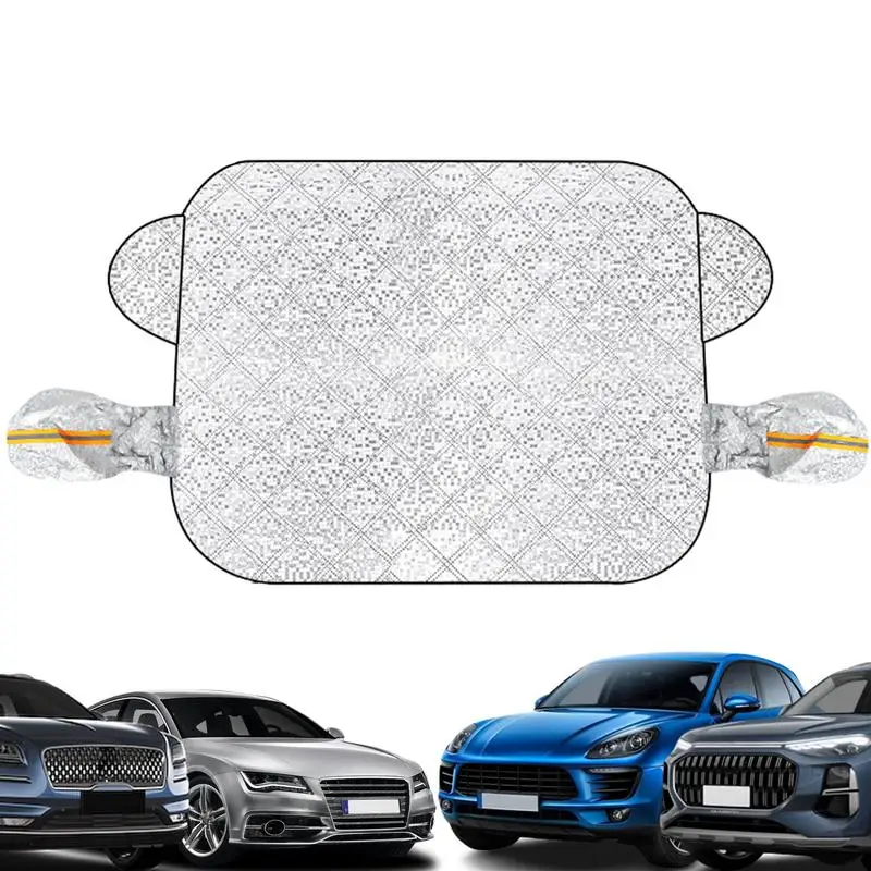 

Car Windshield Snow Cover Sun Shade Windshield Cover Magnetic Ice Snow Sun Cover Winter Windscreen Protector Windshield Covers