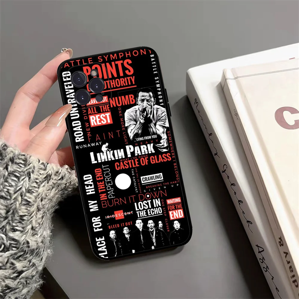 Band L-Linkins Cool P-Parks Phone Case Silicone Soft For Iphone 15 14 13 12 11 Pro Mini XS MAX 8 7 6 Plus X XS XR Cover