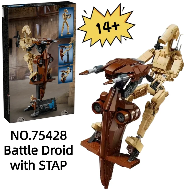 EN STOCK FIT 75428 blocs de construction de droïde de combat Robot Alien modèle briques assembler des jouets pour enfants cadeau d'anniversaire de noël créatif